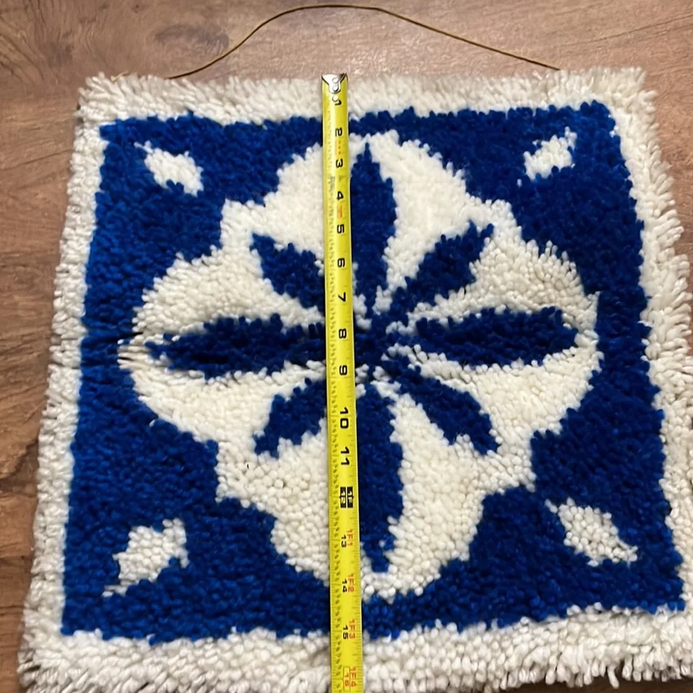 Vintage 70’s Star Rug Wall Hanging